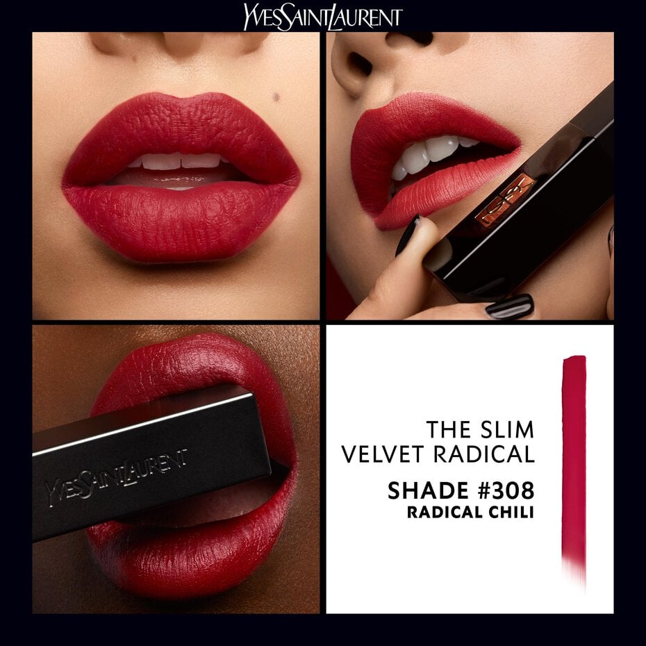 Yves Saint Laurent The Slim Velvet Radical Matte Lipstick in 308 Radical Chili (7.5ml) - Best Buy World Philippines