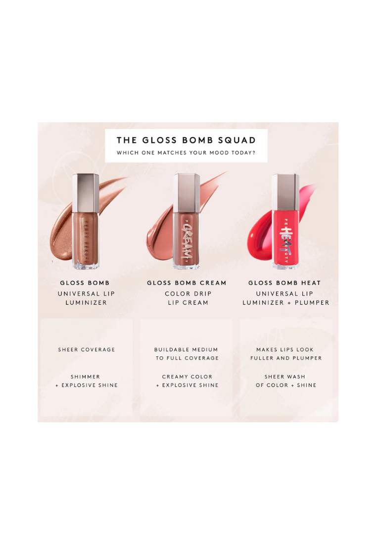 Gloss Bomb Universal Lip Luminizer in Fenty Glow 9ml